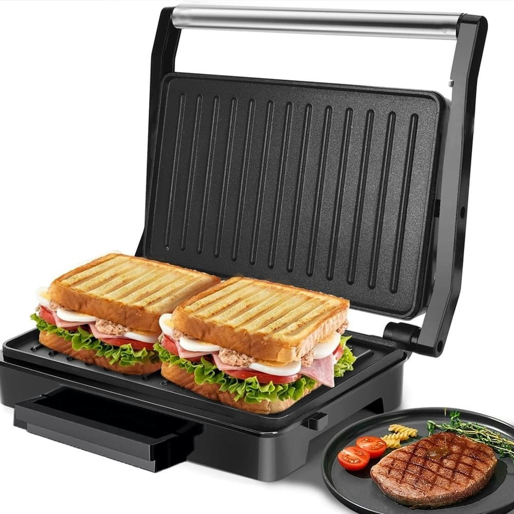 3-in-1 Electric Panini Press and Grill: $26.90 3-in-1 Electric Panini Press and Grill: $26.90