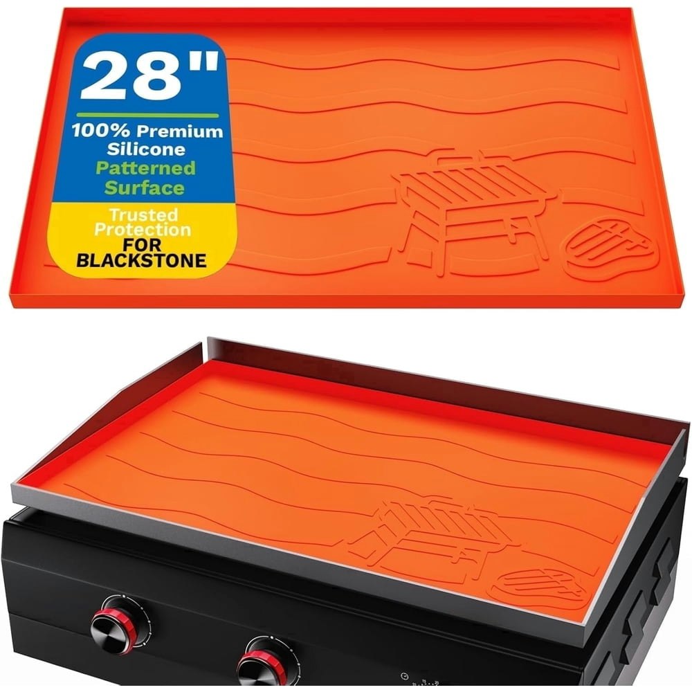 KissKing 28-inch Silicone Griddle Mat: $9.99 KissKing 28-inch Silicone Griddle Mat: $9.99
