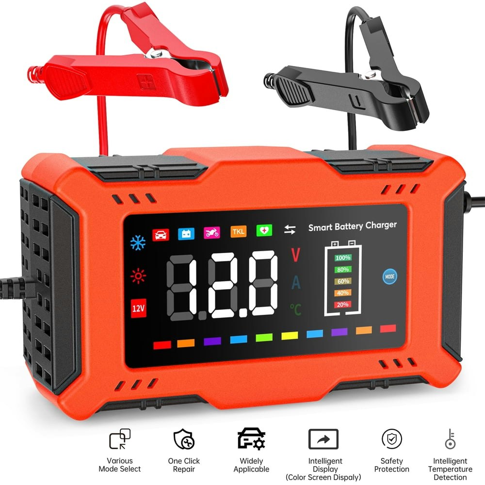 12V 6A Car Battery Charger and Maintainer: $15.59 12V 6A Car Battery Charger and Maintainer: $15.59