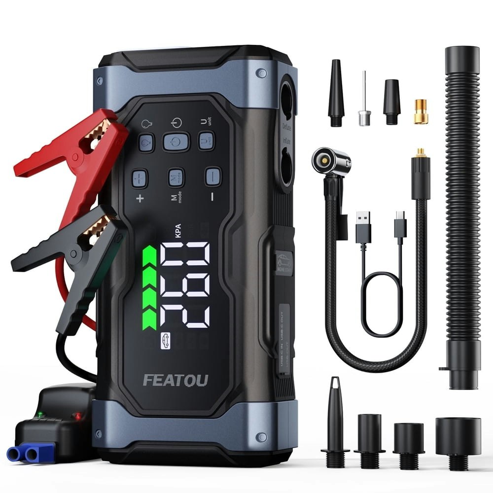 Featou 8,500A Jump Starter and Air Compressor: $80.99 Featou 8,500A Jump Starter and Air Compressor: $80.99