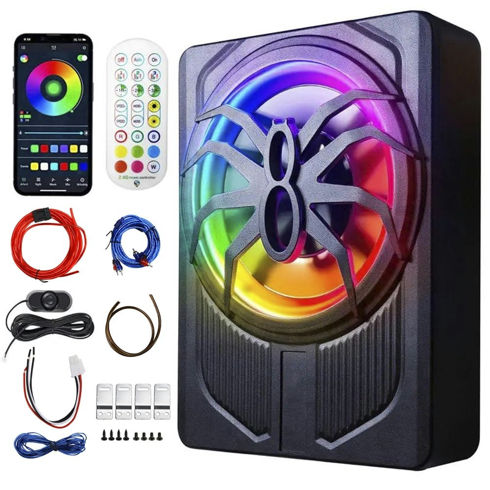 1,200W 10-Inch Slim Under-Seat Powered Car Subwoofer: $82.99 1,200W 10-Inch Slim Under-Seat Powered Car Subwoofer: $82.99