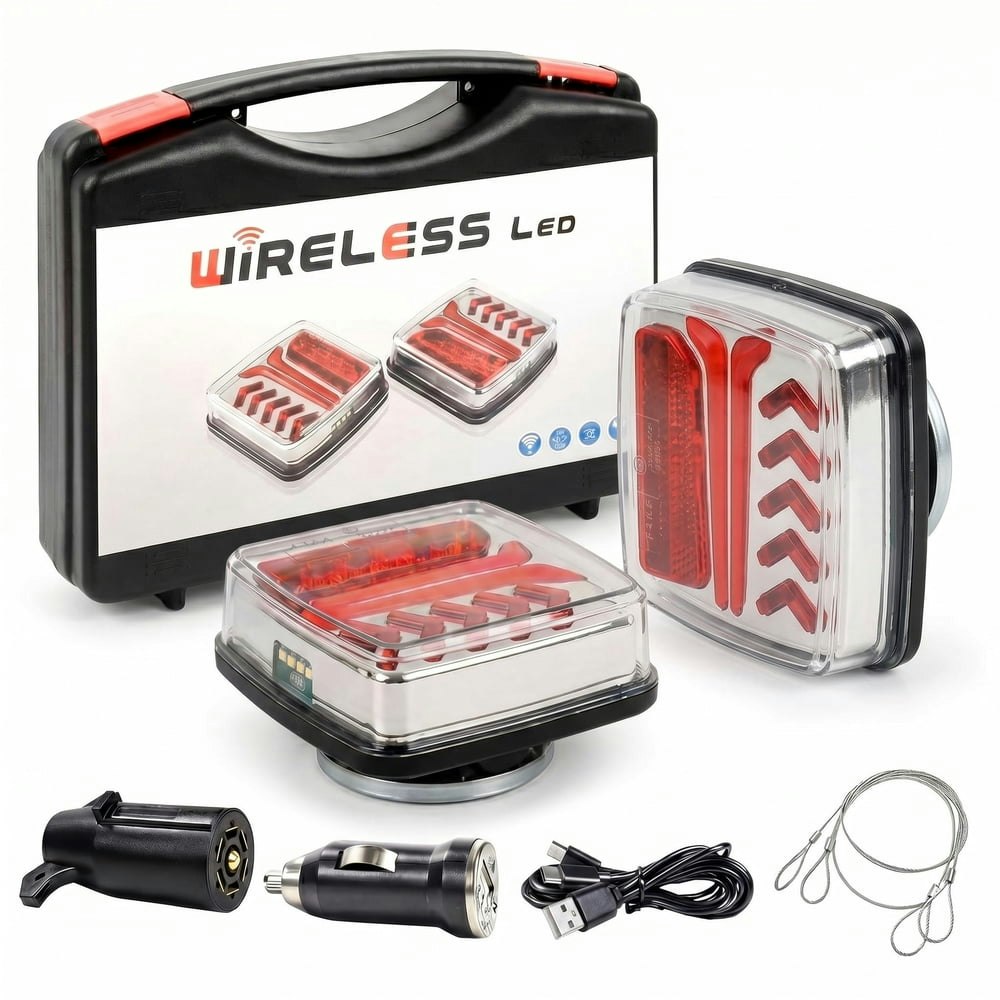 Volivo Magnetic Wireless LED Trailer Light Kit: $49.99 Volivo Magnetic Wireless LED Trailer Light Kit: $49.99