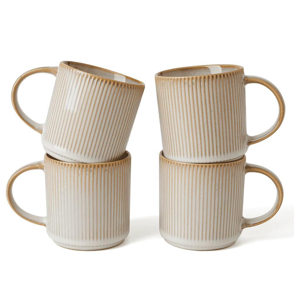 Famiware Star Stoneware 12-oz. Coffee Mug 4-Pack: $29.99