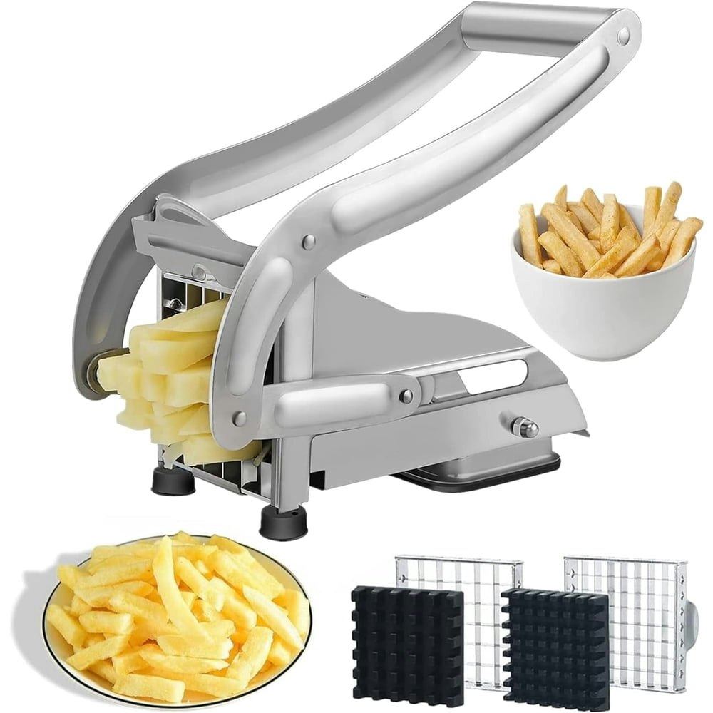 UU&T French Fry Cutter with 2 Blades: $19.35 UU&T French Fry Cutter with 2 Blades: $19.35