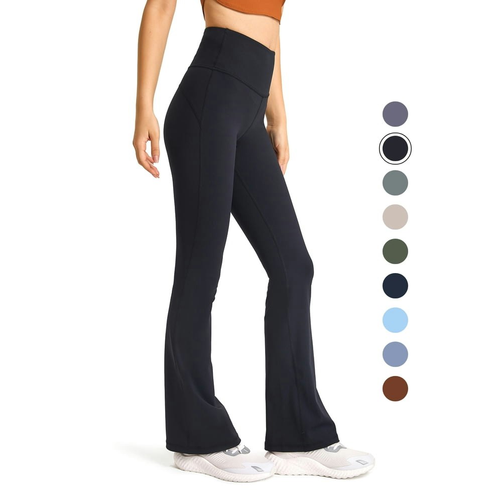 Fitop Women's High-Waisted Flare Yoga Pants: $16.98 Fitop Women's High-Waisted Flare Yoga Pants: $16.98
