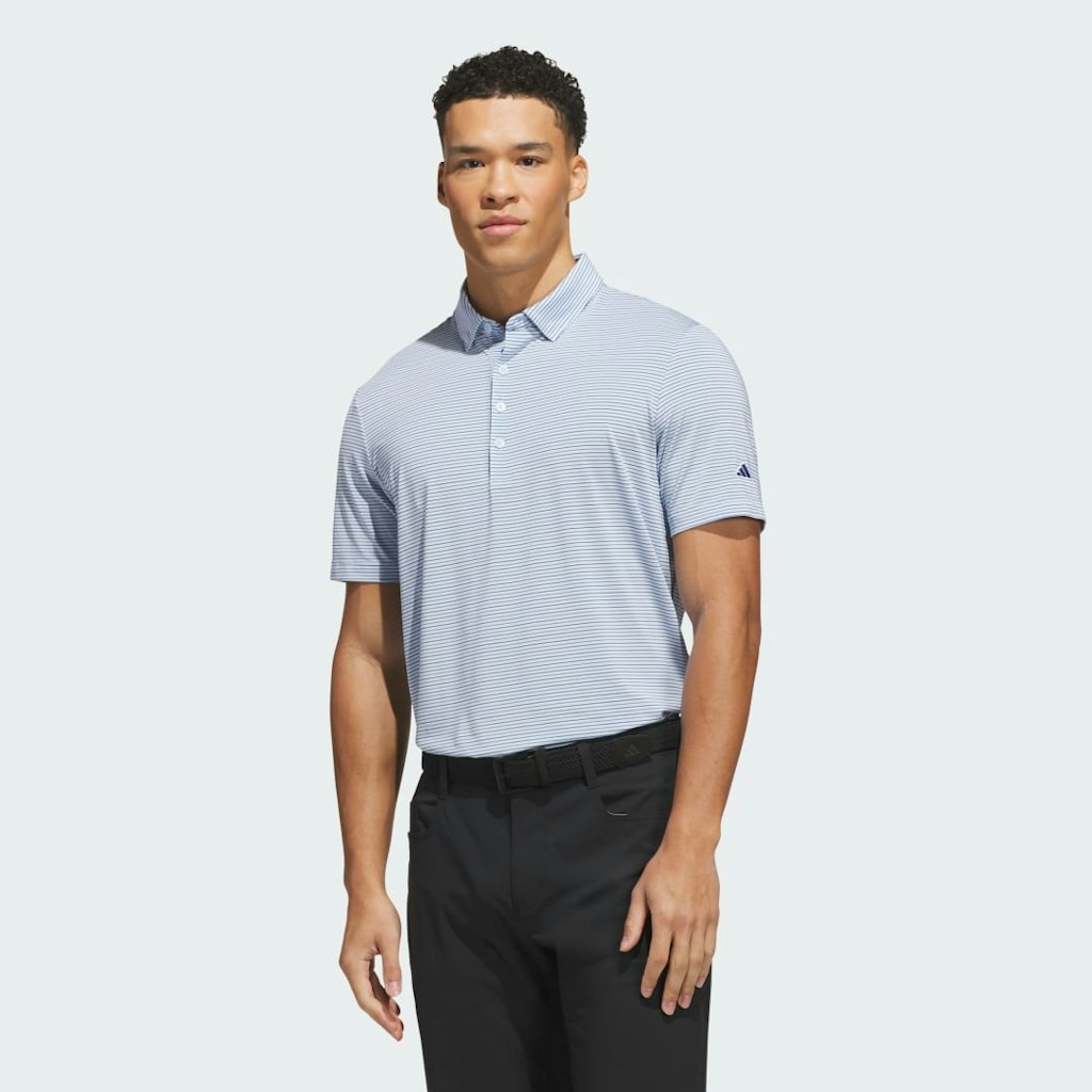 Ultimate365 Three-Color Stripe Polo Shirt: $80