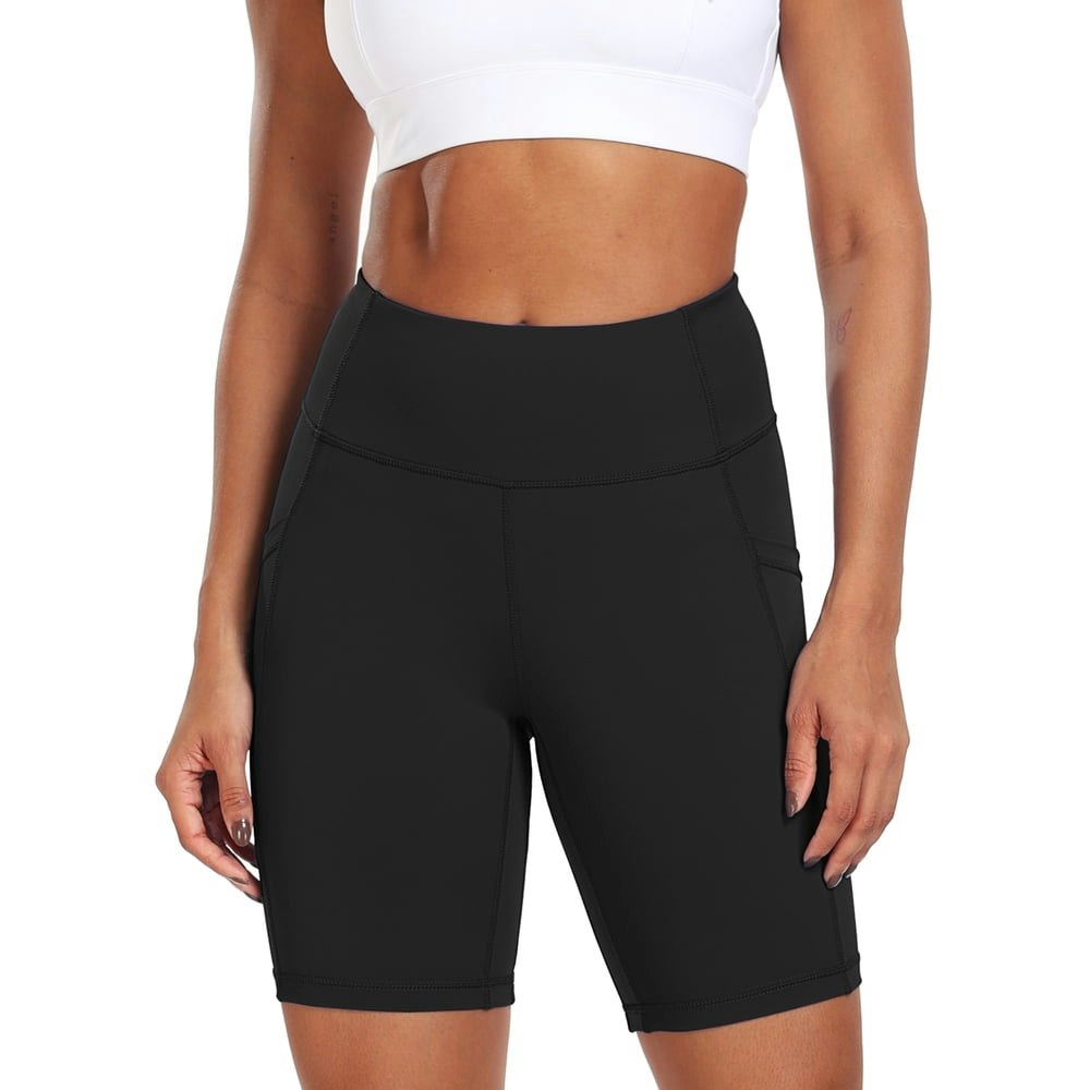Neleus Women's 8-Inch High-Waisted Biker Shorts: $14.89 Neleus Women's 8-Inch High-Waisted Biker Shorts: $14.89