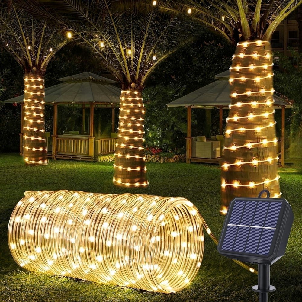 Ceevoo 66ft 200 LED Solar Rope Lights: $14.98 Ceevoo 66ft 200 LED Solar Rope Lights: $14.98