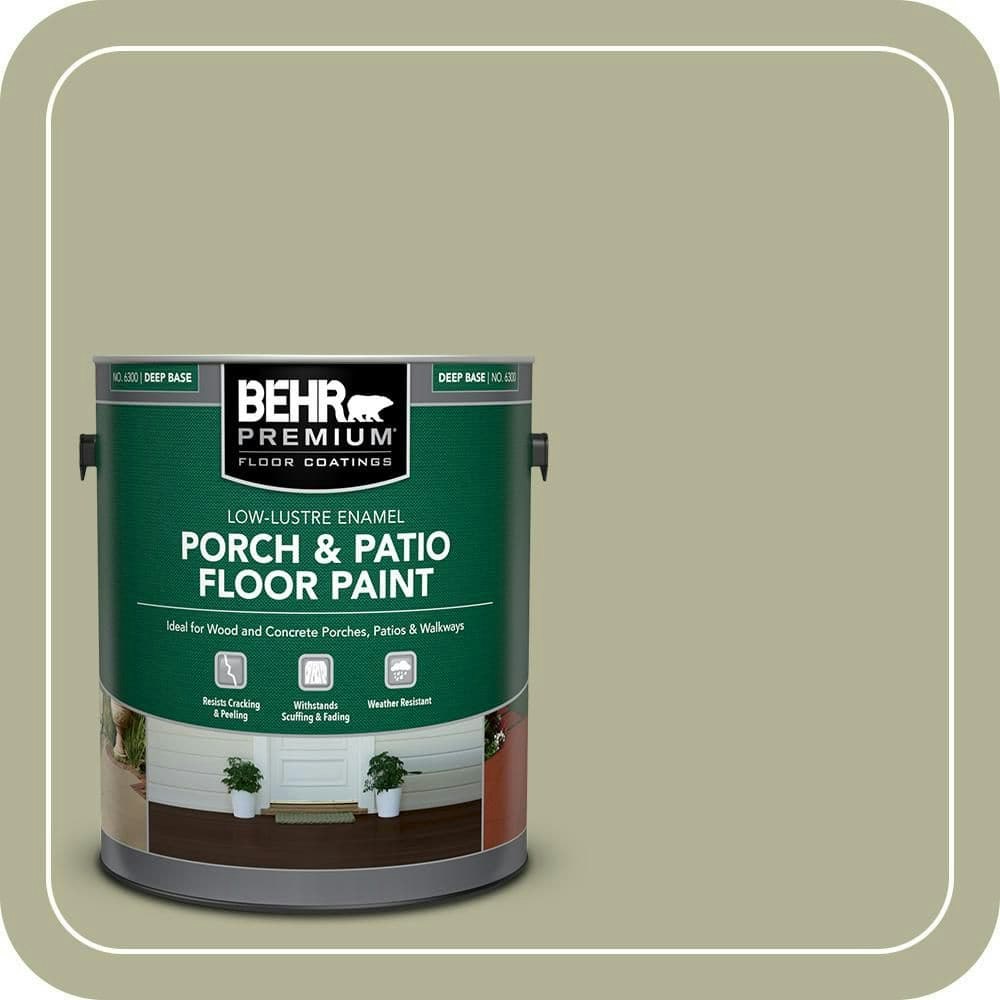 Behr Dill Seed 1-Gallon Low-Lustre Enamel Porch and Patio Floor Paint: $39.98 Behr Dill Seed 1-Gallon Low-Lustre Enamel Porch and Patio Floor Paint: $39.98