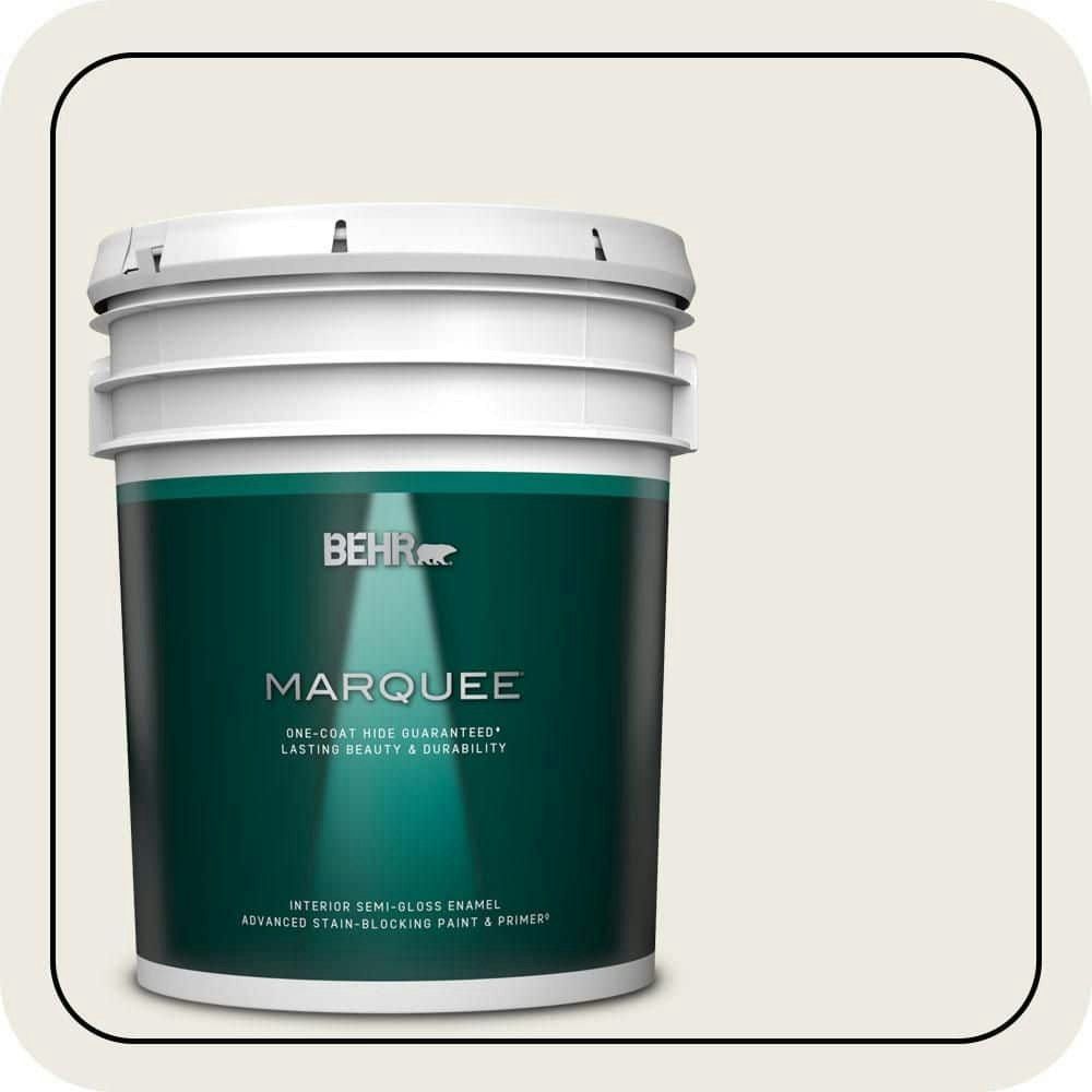 Arcade White Semi-Gloss Enamel Interior Paint and Primer 5-Gallon: $301 Arcade White Semi-Gloss Enamel Interior Paint and Primer 5-Gallon: $301