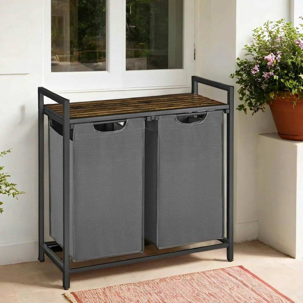 Laundry Sorter Hamper with 2 Pull-Out Bags: $45.99 Laundry Sorter Hamper with 2 Pull-Out Bags: $45.99
