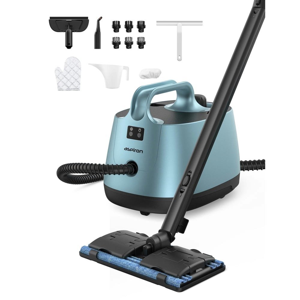 Aspiron 1.5L Multipurpose Steam Cleaner with 21 Accessories: $139.99 Aspiron 1.5L Multipurpose Steam Cleaner with 21 Accessories: $139.99