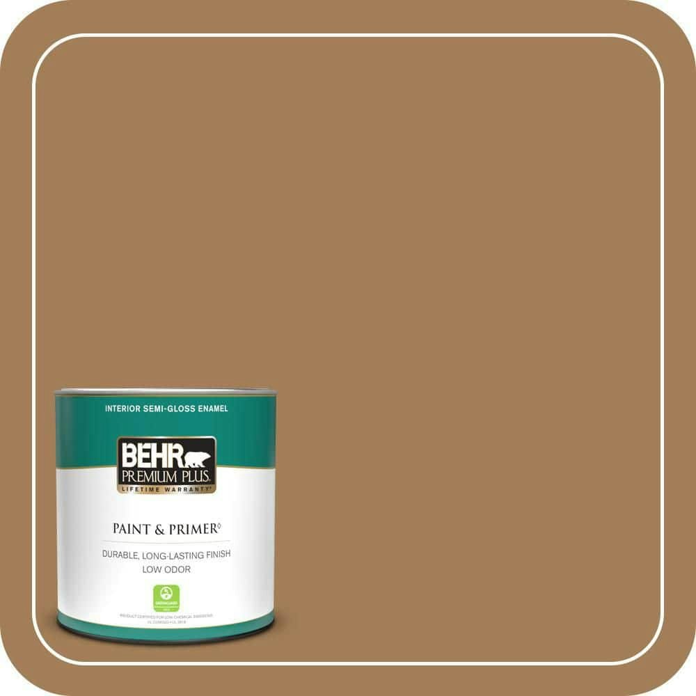 Behr Semi-Gloss Enamel Interior Paint and Primer 1-Quart: $20.48 Behr Semi-Gloss Enamel Interior Paint and Primer 1-Quart: $20.48