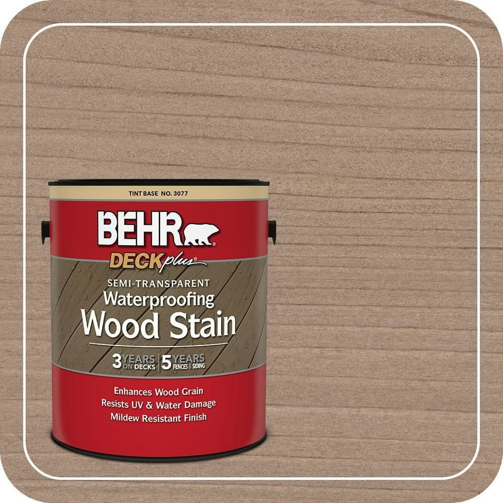 Behr 1-Gallon Rose Beige Semi-Transparent Exterior Wood Stain: $40.98 Behr 1-Gallon Rose Beige Semi-Transparent Exterior Wood Stain: $40.98