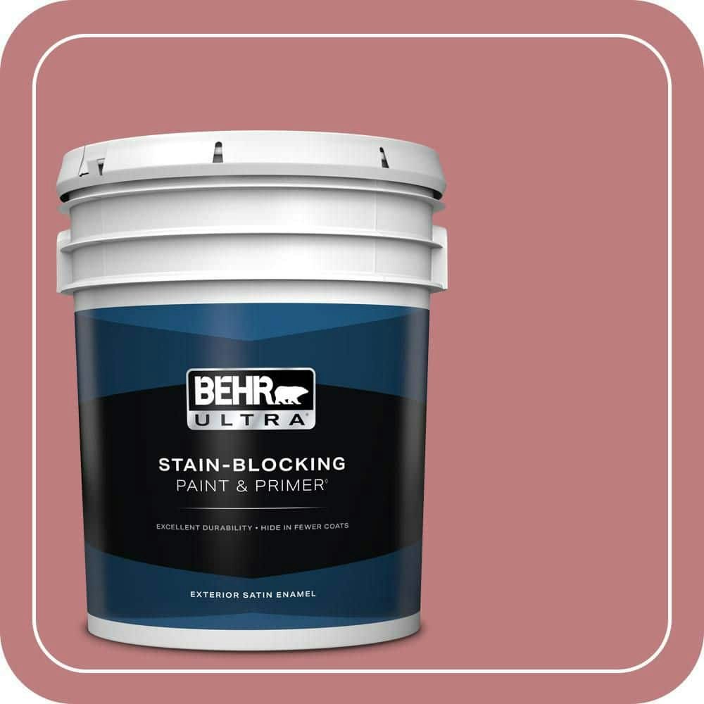 Behr Marquee 5-Gallon Chick Flick Satin Enamel Exterior Paint and Primer: $283 Behr Marquee 5-Gallon Chick Flick Satin Enamel Exterior Paint and Primer: $283