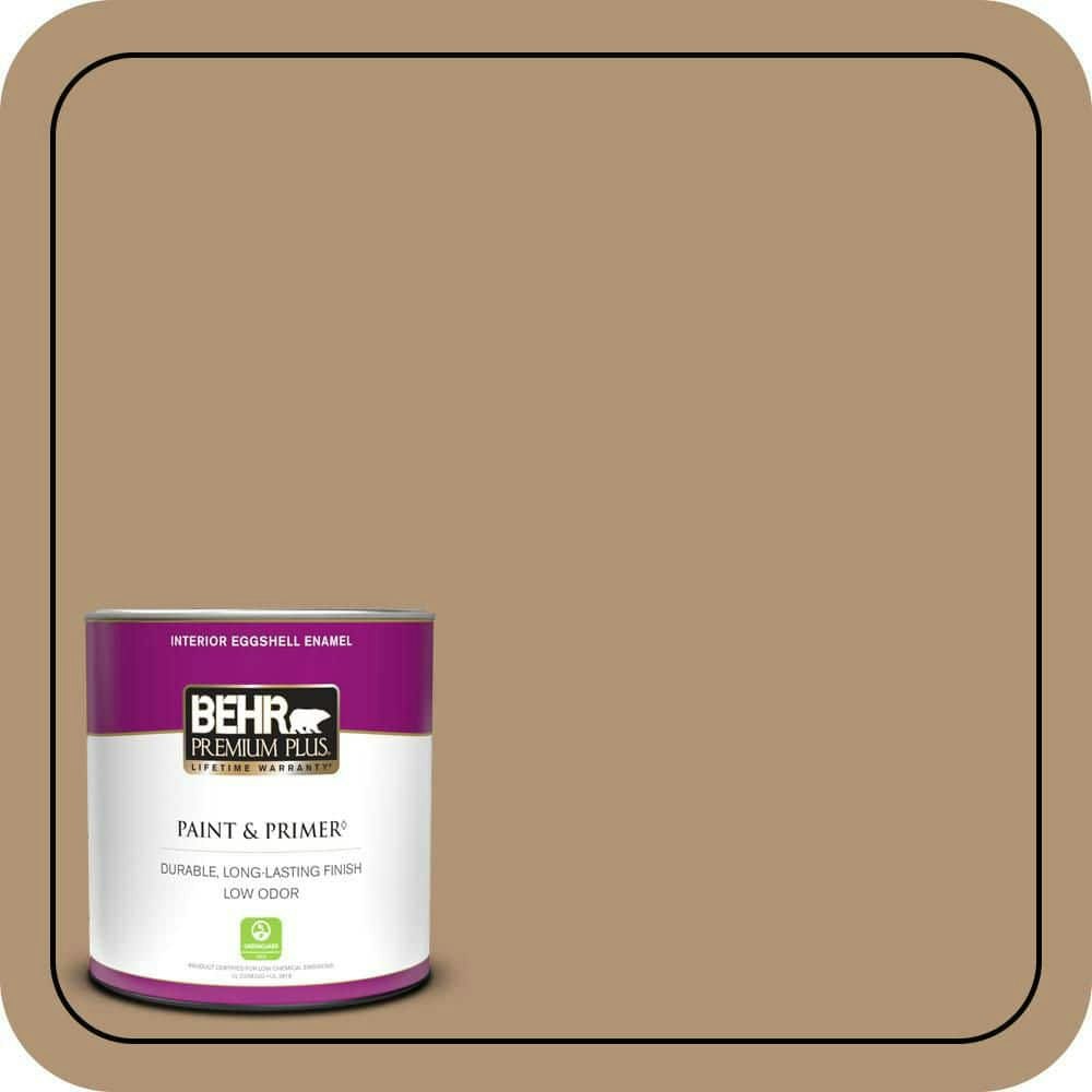 Behr Premium Plus 1-Quart Cliff Rock Eggshell Interior Paint and Primer: $18.48 Behr Premium Plus 1-Quart Cliff Rock Eggshell Interior Paint and Primer: $18.48