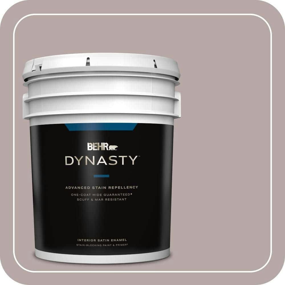 Behr Object of Desire Satin Enamel Interior Paint and Primer 5-Gallon: $317 Behr Object of Desire Satin Enamel Interior Paint and Primer 5-Gallon: $317