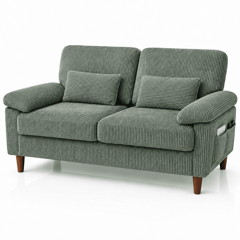 71-Inch Corduroy Loveseat: $199.99 71-Inch Corduroy Loveseat: $199.99