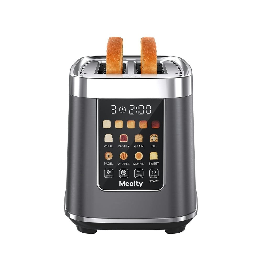Mecity 2-Slice Touch Screen Smart Toaster: $79.99 Mecity 2-Slice Touch Screen Smart Toaster: $79.99