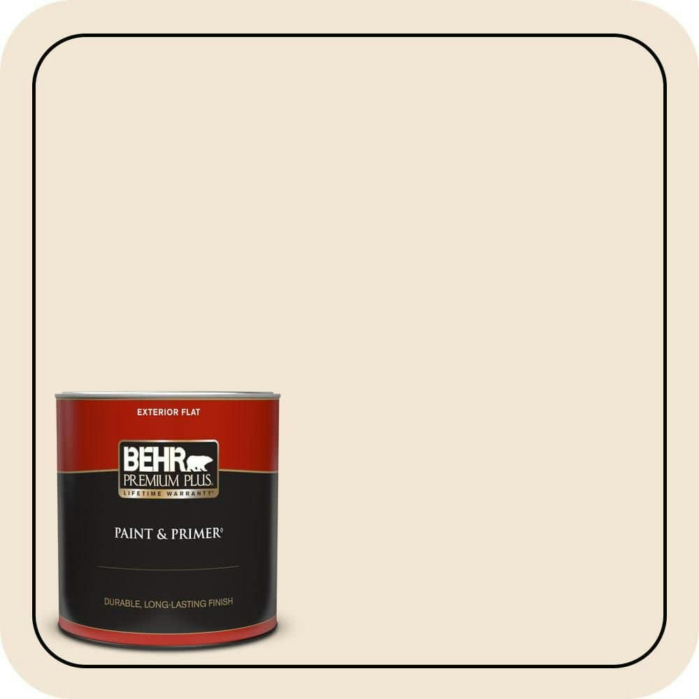 Delicate Lace Flat Exterior Paint and Primer 1-Quart: $23.98 Delicate Lace Flat Exterior Paint and Primer 1-Quart: $23.98