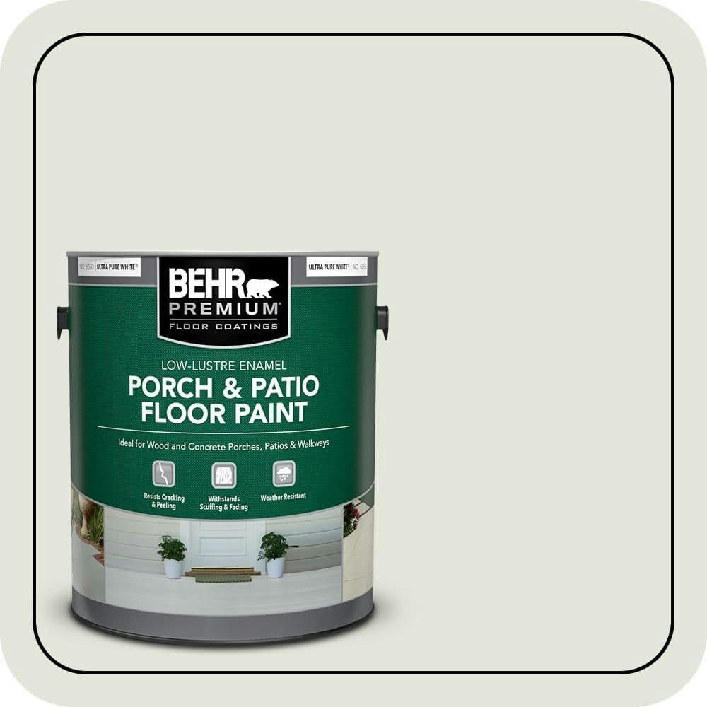 Whispering Waterfall Low-Lustre Enamel Porch and Patio Floor Paint 1-Gallon: $39.98 Whispering Waterfall Low-Lustre Enamel Porch and Patio Floor Paint 1-Gallon: $39.98