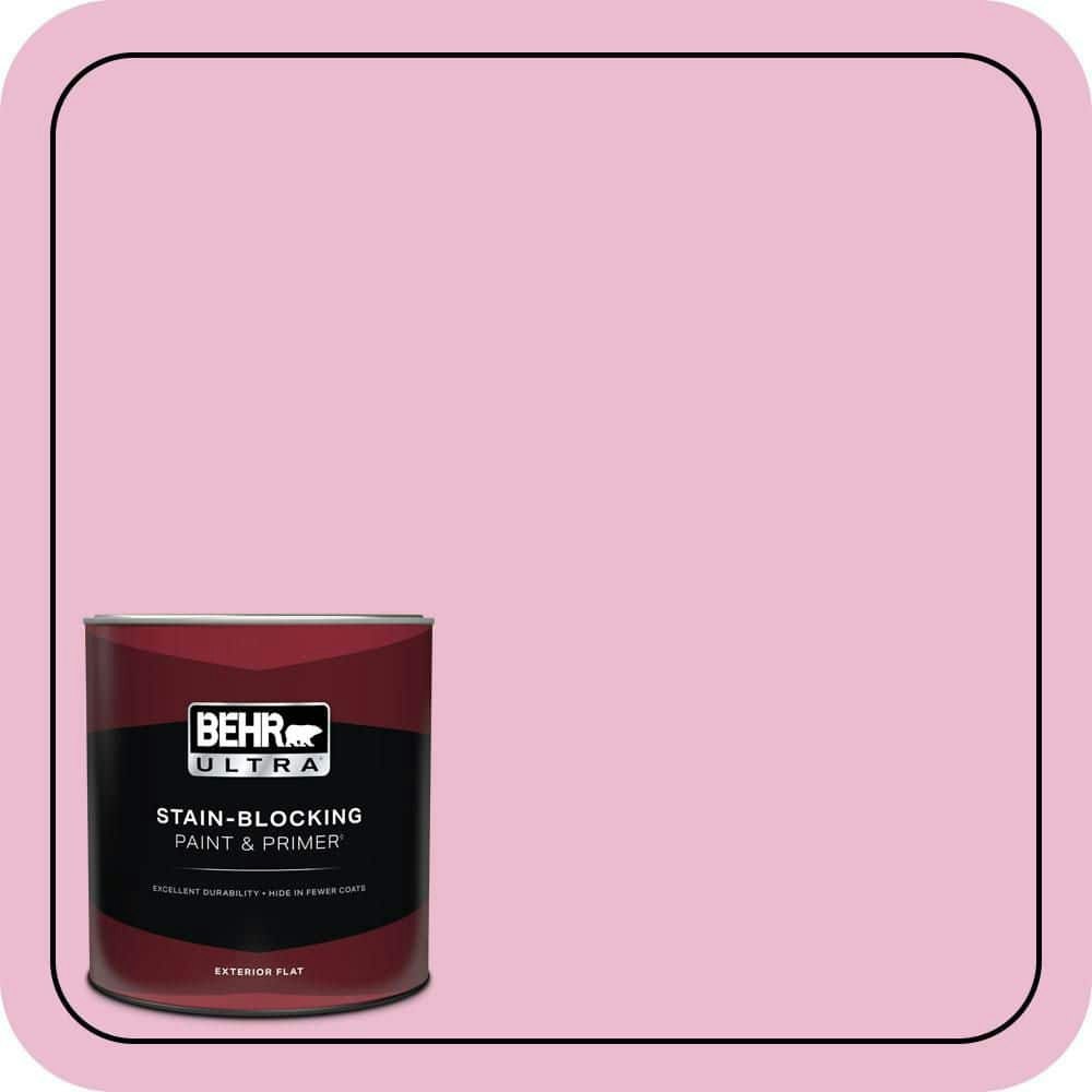 Behr Dainty Pink 1-Quart Flat Exterior Paint and Primer: $28.98
