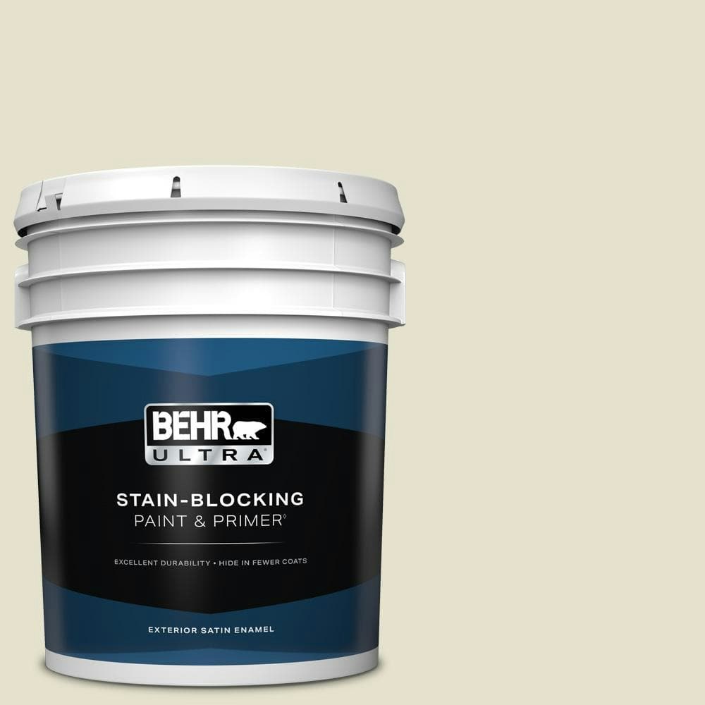 Behr Cool Honeydew Satin Enamel Exterior Paint and Primer 5-Gallon: $283