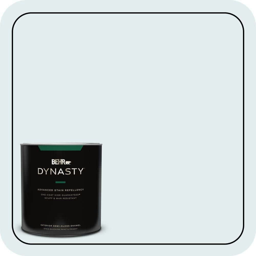 Mountain Air Semi-Gloss Enamel Interior Paint and Primer 1-Quart: $34.98