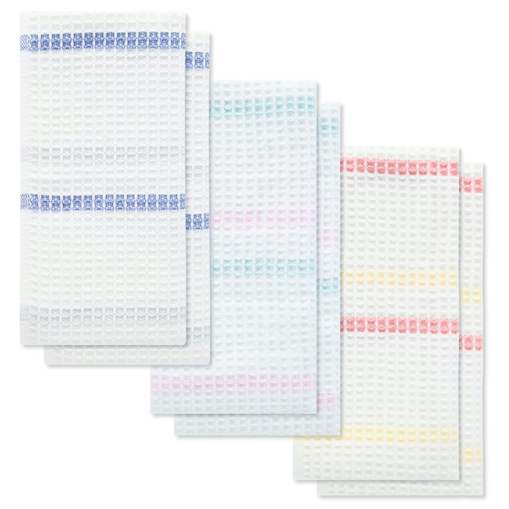 Soulgenix 13\" x 28\" Cotton Waffle Kitchen Towels 6-Pack: $14.39 Soulgenix 13\" x 28\" Cotton Waffle Kitchen Towels 6-Pack: $14.39