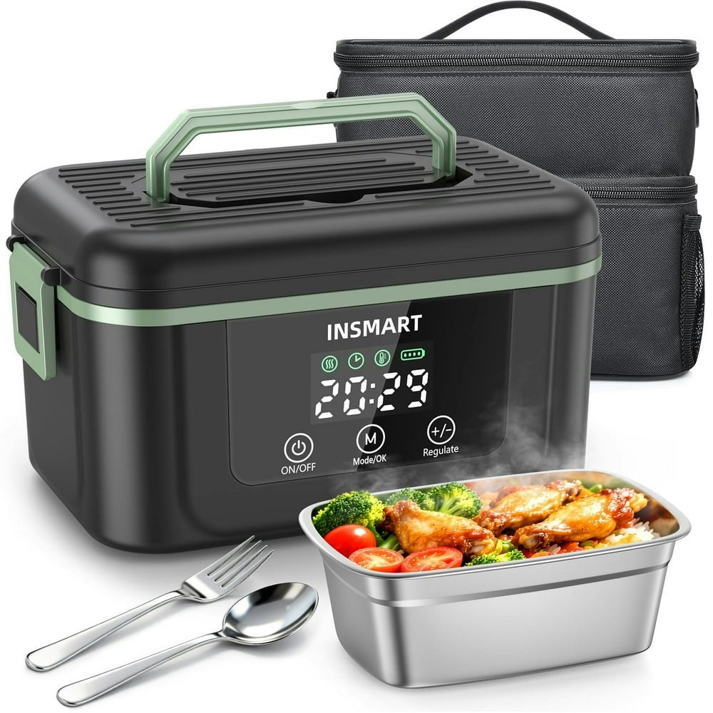 Insmart 6.3-Cup Cordless Electric Heated Lunch Box: $66.99 Insmart 6.3-Cup Cordless Electric Heated Lunch Box: $66.99