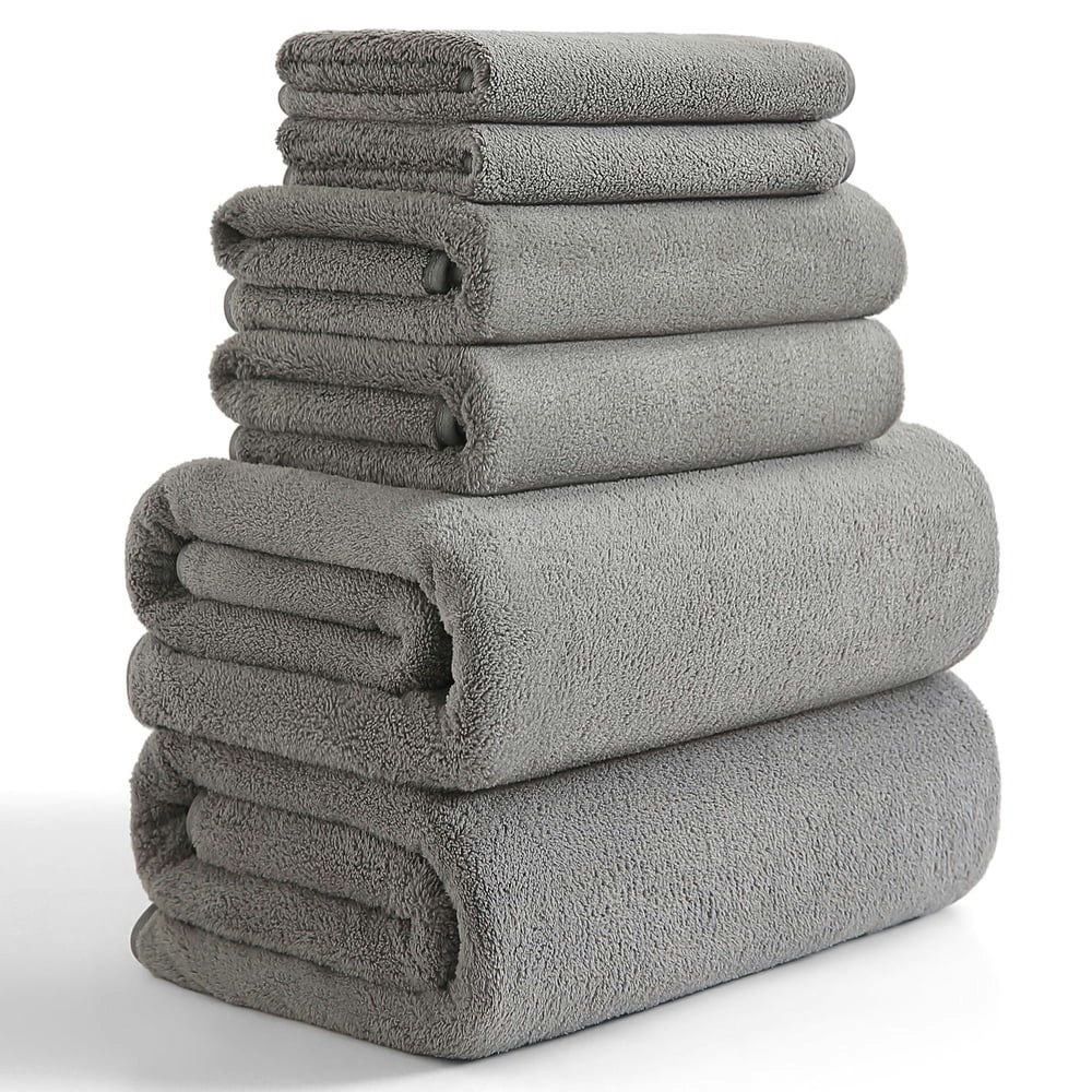 Beartech 6-Piece Microfiber Bath Towel Set: $21.99 Beartech 6-Piece Microfiber Bath Towel Set: $21.99