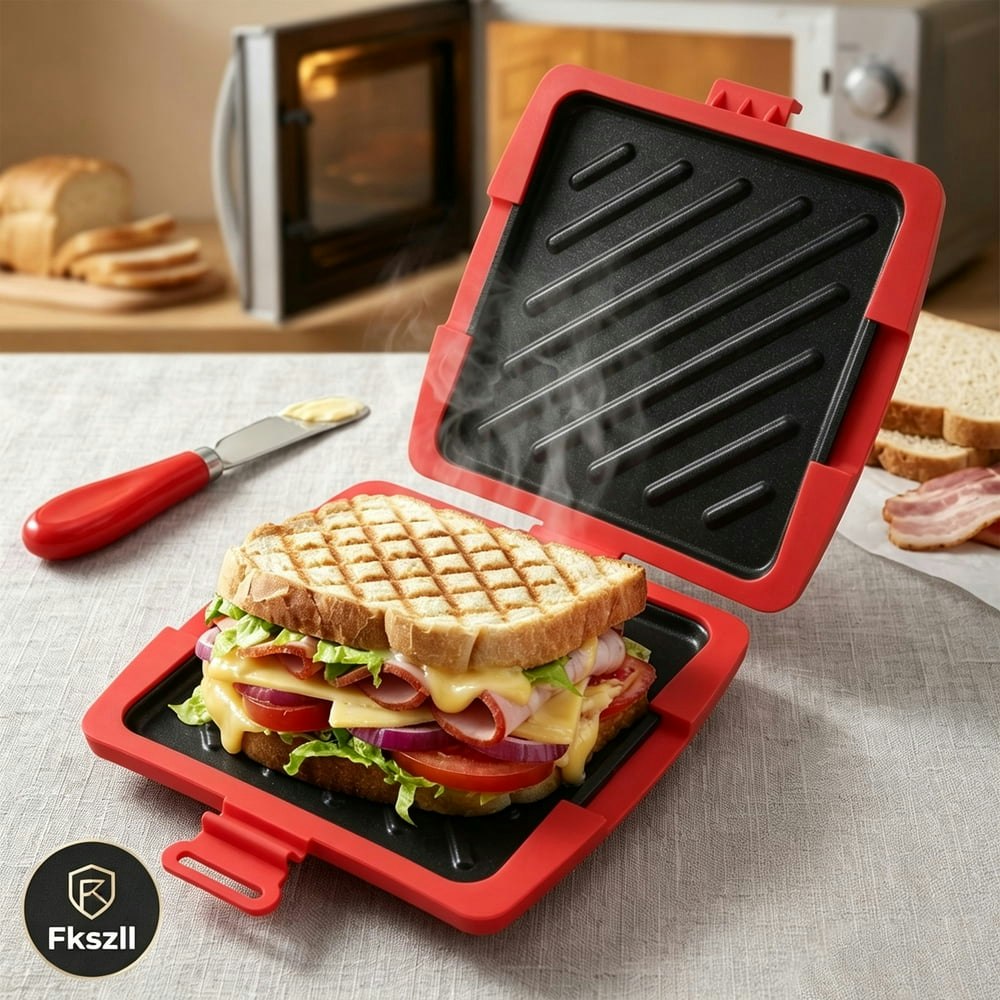 Microwave Sandwich Maker and Toaster: $21.99