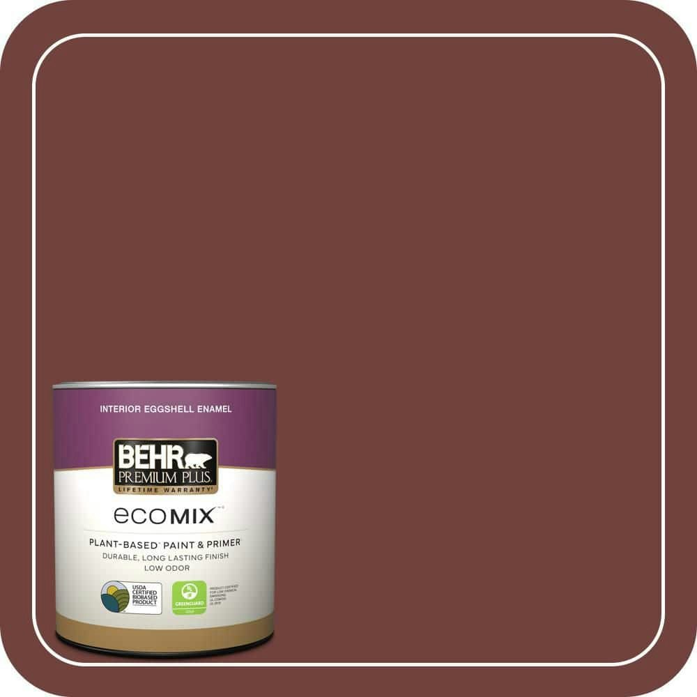 EcoMix Red Pines Eggshell Interior Paint and Primer 1-Quart: $20.48 EcoMix Red Pines Eggshell Interior Paint and Primer 1-Quart: $20.48