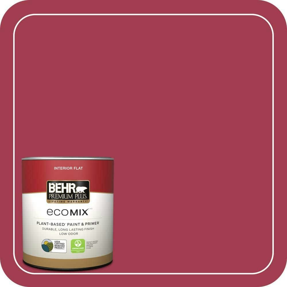 Strawberry Daiquiri Flat Plant-Based Interior Paint and Primer 1-Quart Can: $19.48 Strawberry Daiquiri Flat Plant-Based Interior Paint and Primer 1-Quart Can: $19.48