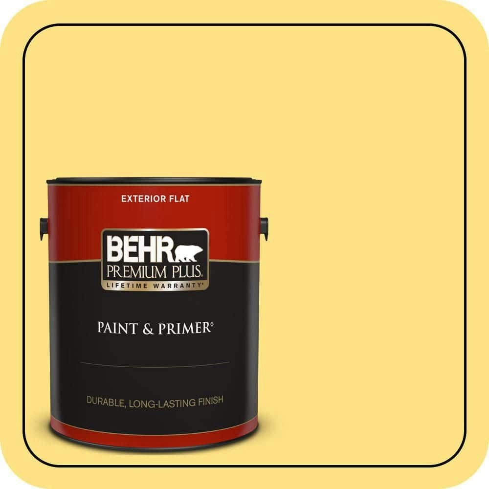 Daffodil Yellow Flat Exterior Paint and Primer 1-Gallon: $47.98 Daffodil Yellow Flat Exterior Paint and Primer 1-Gallon: $47.98