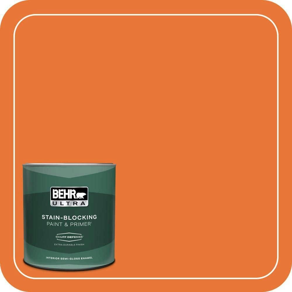 Home Decorators Collection 1-Quart Tart Orange Semi-Gloss Interior Paint and Primer: $24.98 Home Decorators Collection 1-Quart Tart Orange Semi-Gloss Interior Paint and Primer: $24.98