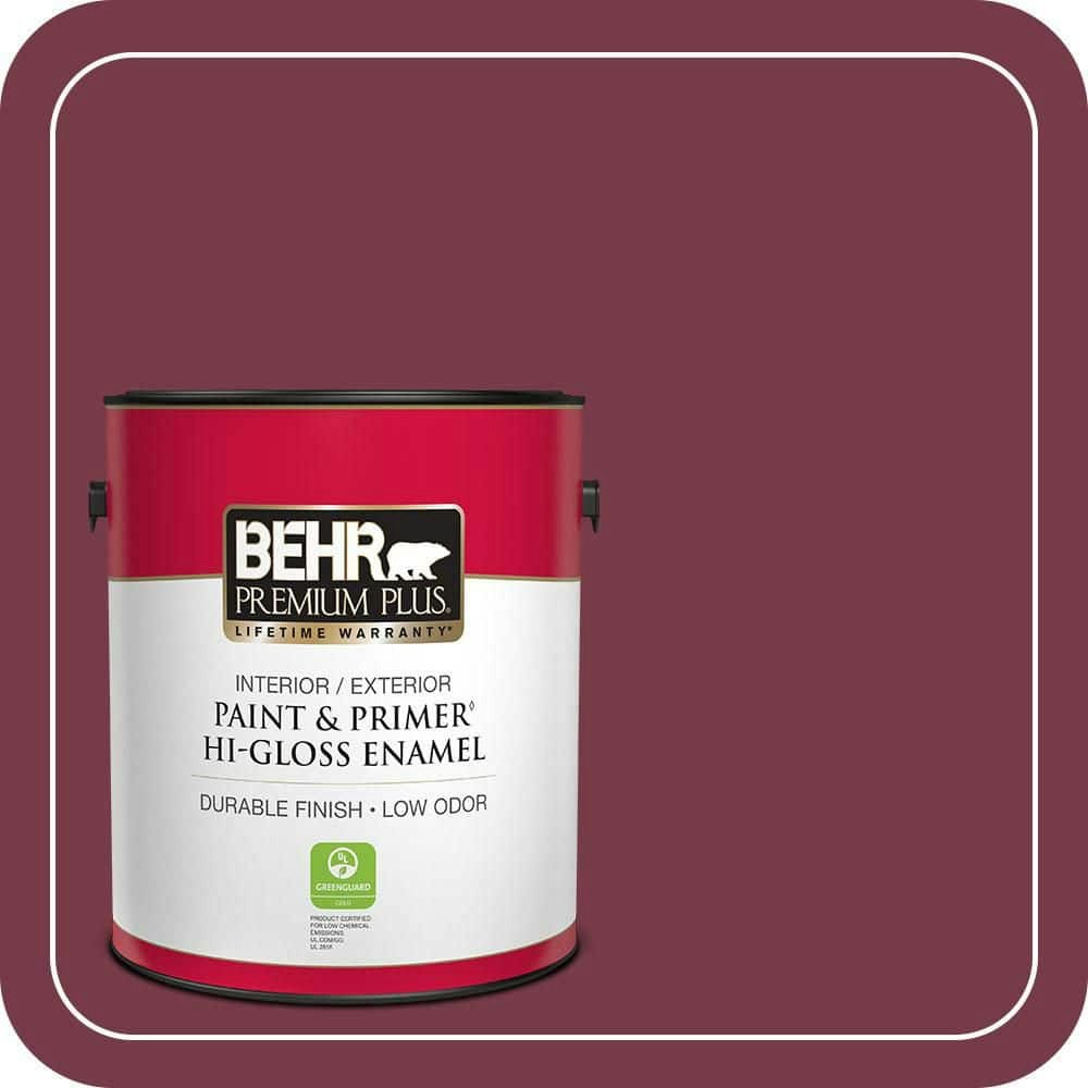 Behr July Ruby High-Gloss Interior/Exterior Enamel Paint 1-Gallon: $45.98 Behr July Ruby High-Gloss Interior/Exterior Enamel Paint 1-Gallon: $45.98