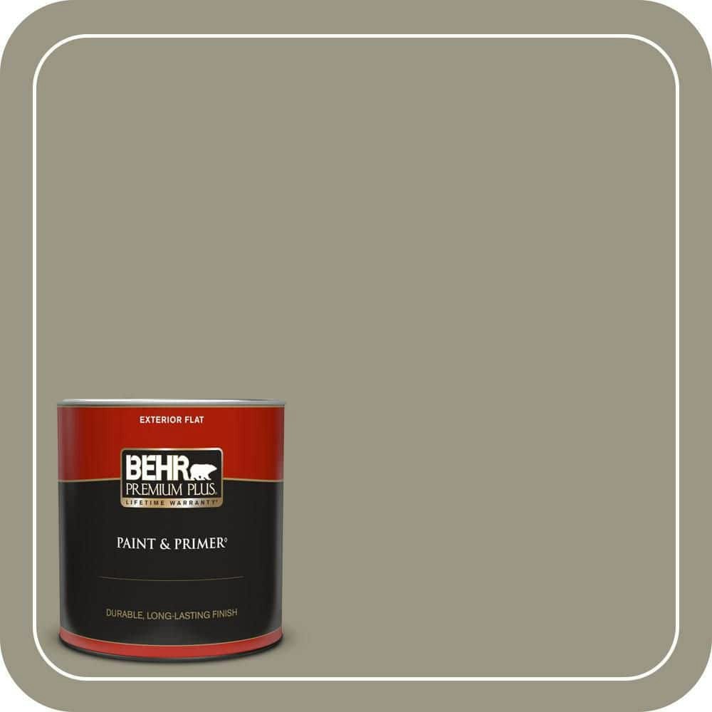 Home Decorators Collection 1-Quart Greywood Flat Exterior Paint and Primer: $23.98 Home Decorators Collection 1-Quart Greywood Flat Exterior Paint and Primer: $23.98