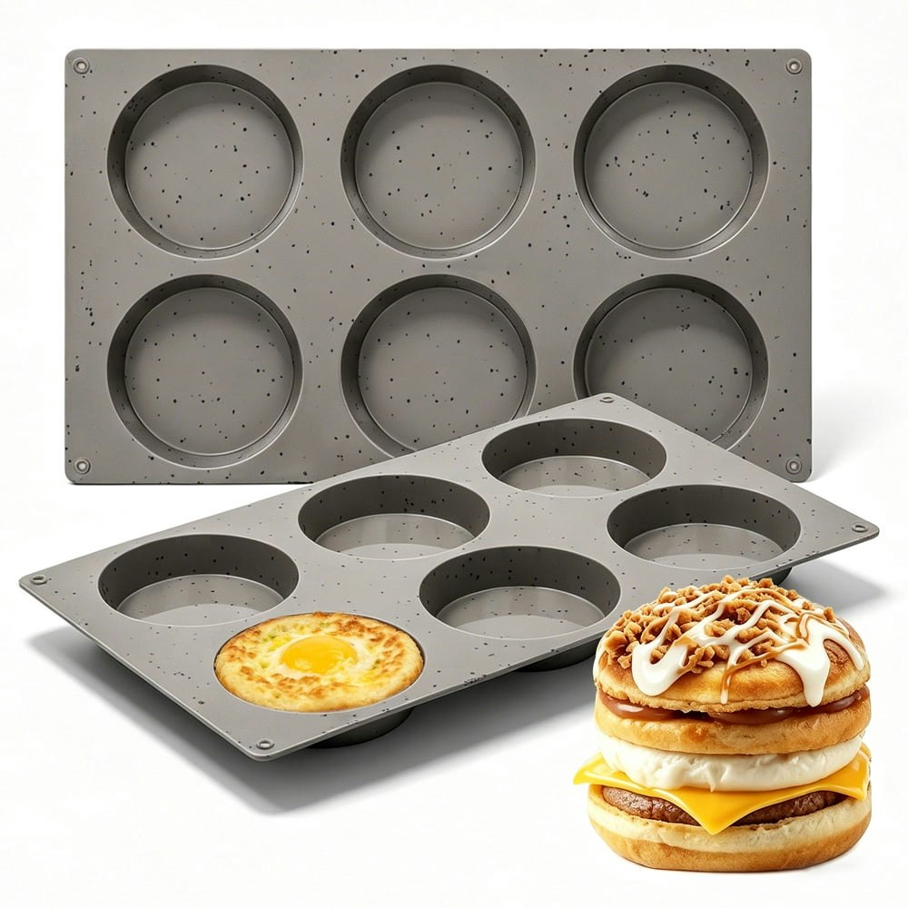 Caketime 3-Inch Silicone Egg Sandwich Molds 2-Pack: $9.89