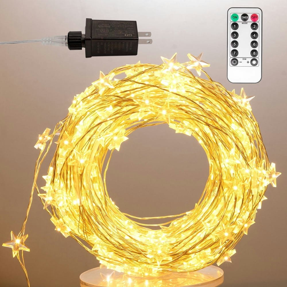 Resnice 80-Foot 240 LED Star String Lights: $19.48 Resnice 80-Foot 240 LED Star String Lights: $19.48