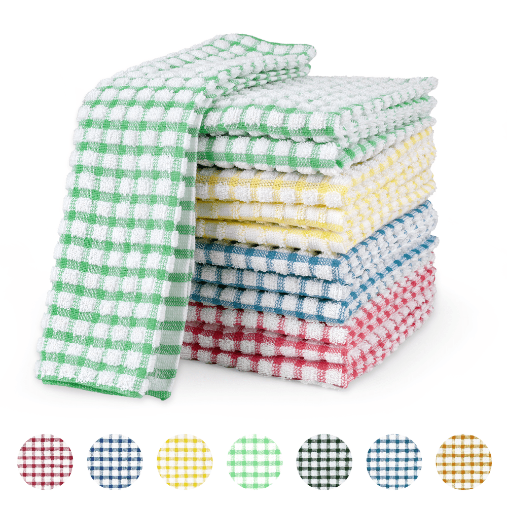 Notivibe 12 x 12-Inch Cotton Dish Cloths 12-Pack: $8.99 Notivibe 12 x 12-Inch Cotton Dish Cloths 12-Pack: $8.99