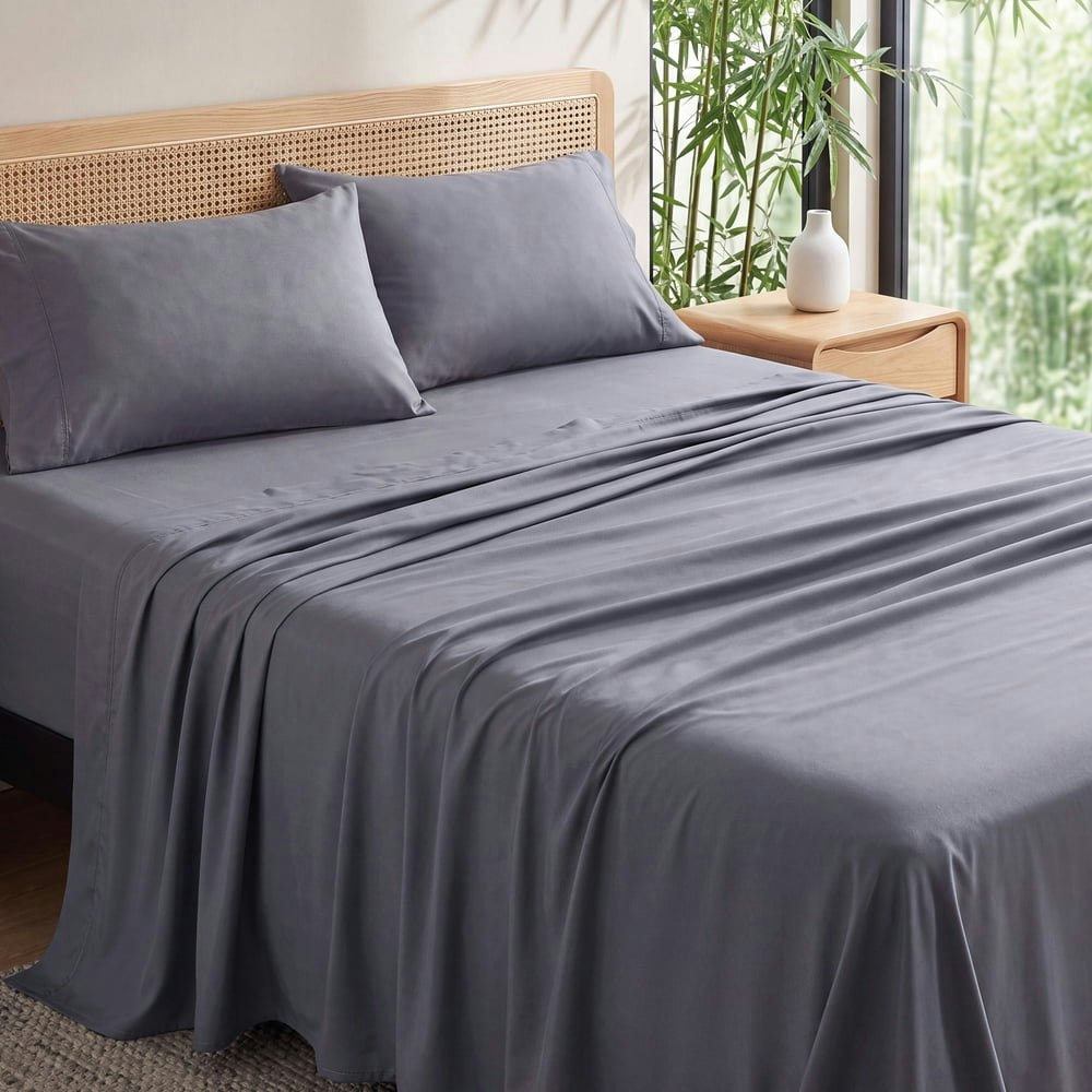 U by Bedsure Queen Rayon from Bamboo Sheet Set 4-Piece: $40.59