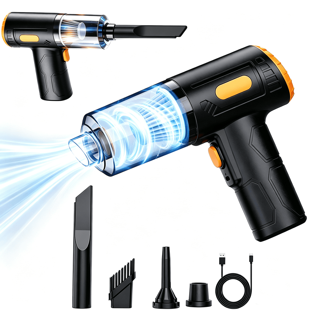 Axidou Cordless Handheld Car Vacuum and Air Duster: $21.84