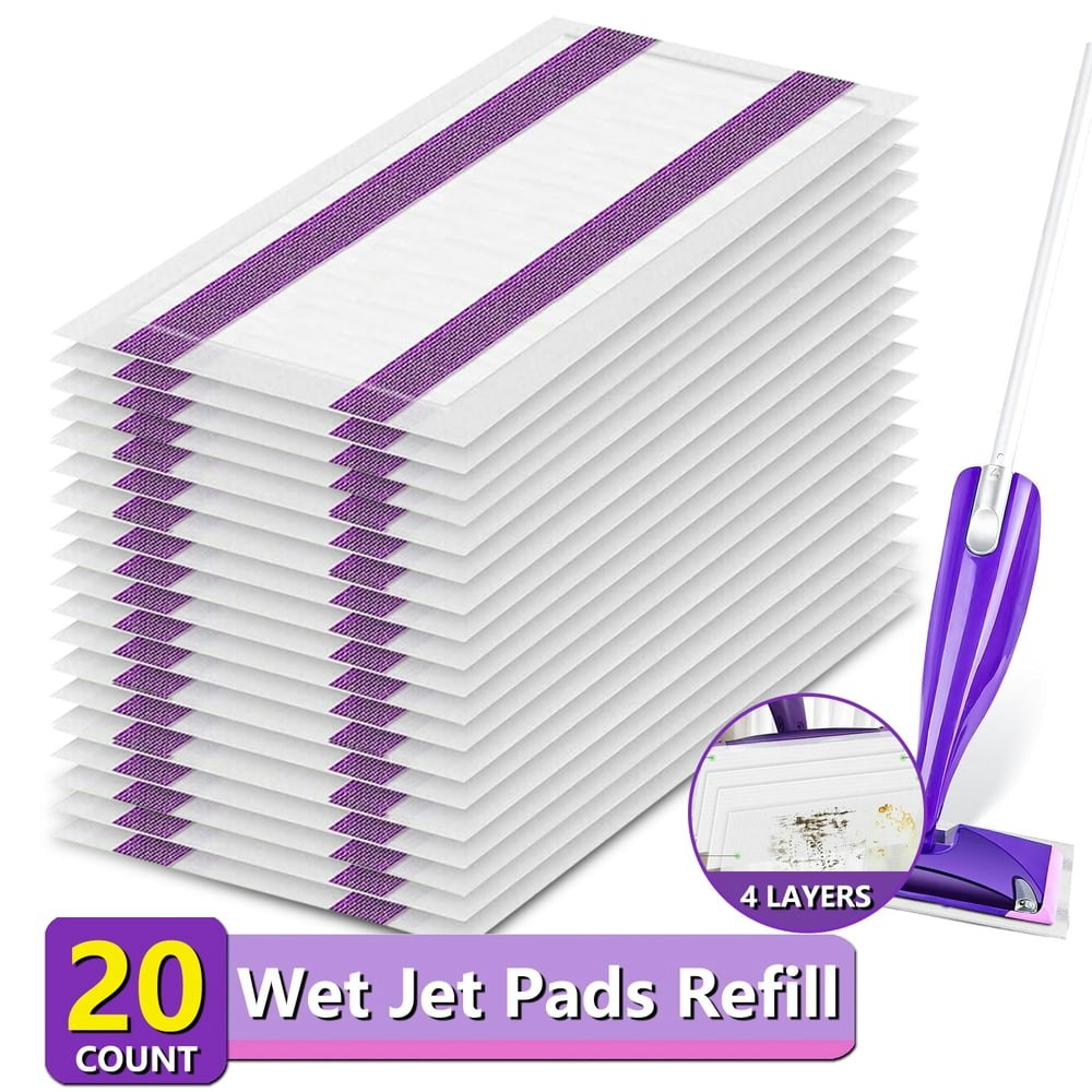Zqziqi Disposable WetJet Mopping Pad Refills 20-Count: $11.29 Zqziqi Disposable WetJet Mopping Pad Refills 20-Count: $11.29