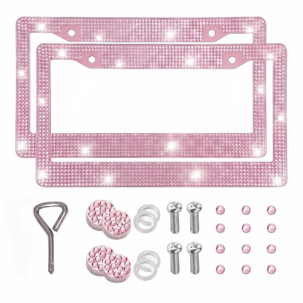 Xylobyte Rhinestone License Plate Frame 2-Pack: $10.01 Xylobyte Rhinestone License Plate Frame 2-Pack: $10.01