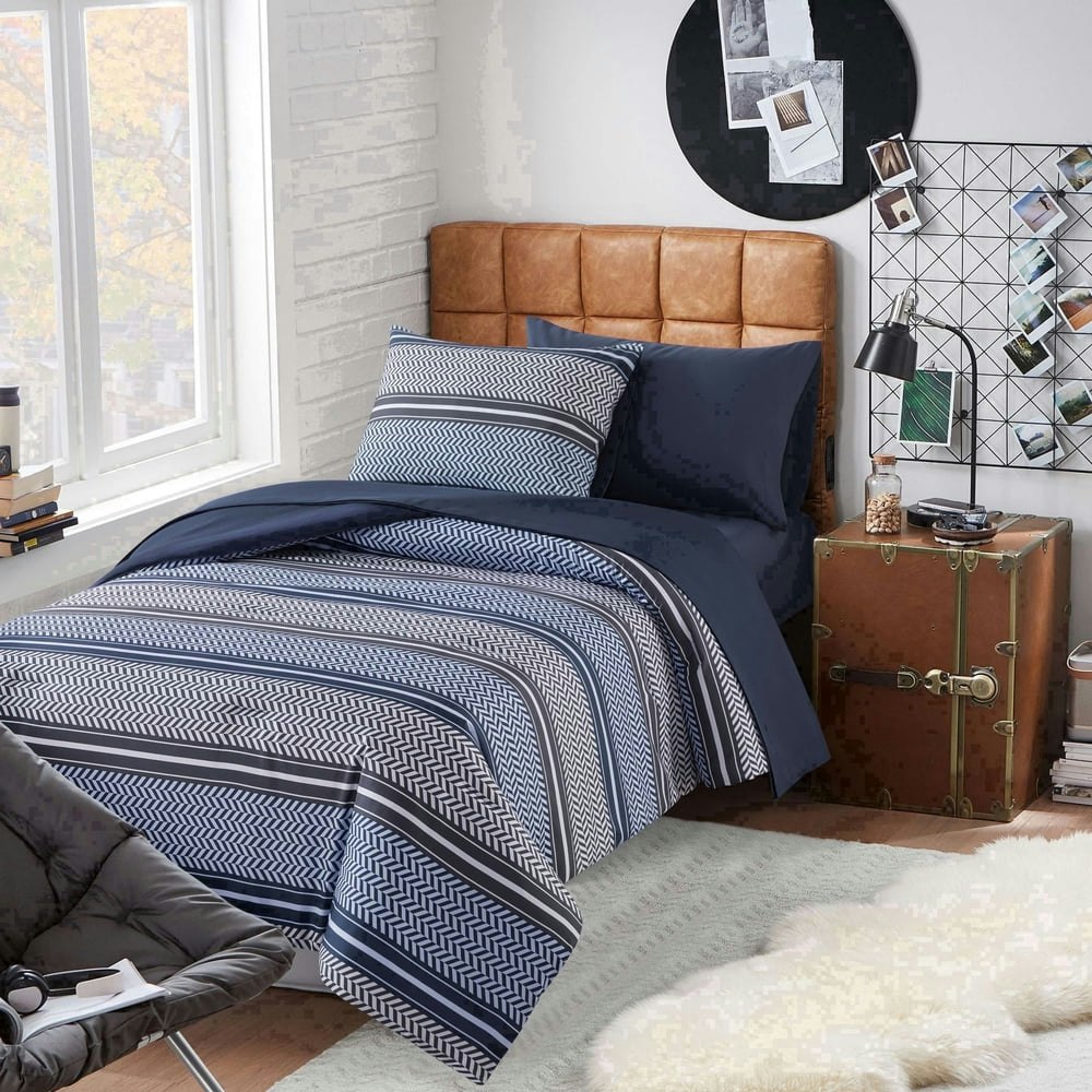 Campus Comforts 2-Piece Reversible Twin-XL Comforter Set: $32.52