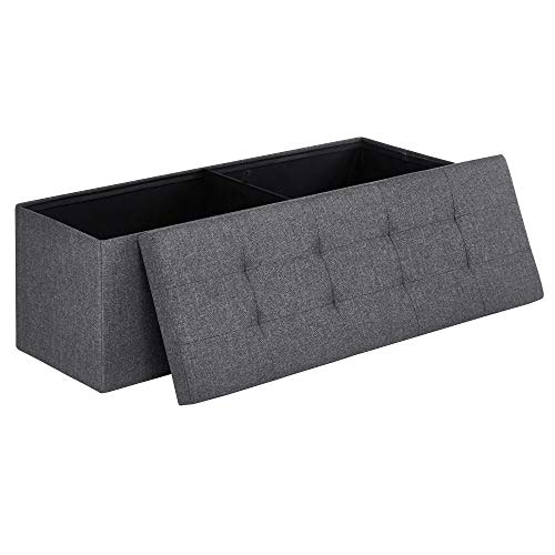 Songmics Mazie 43" Folding Storage Ottoman Bench: $35.99 Songmics Mazie 43" Folding Storage Ottoman Bench: $35.99