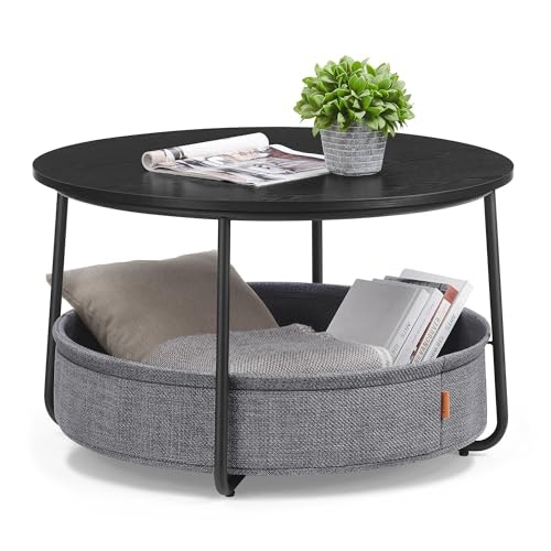Vasagle Lilea Round Coffee Table: $49.99
