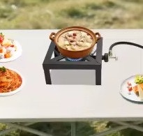 Outdoor Double Burner Propane Camp Stove: $18.58 Outdoor Double Burner Propane Camp Stove: $18.58