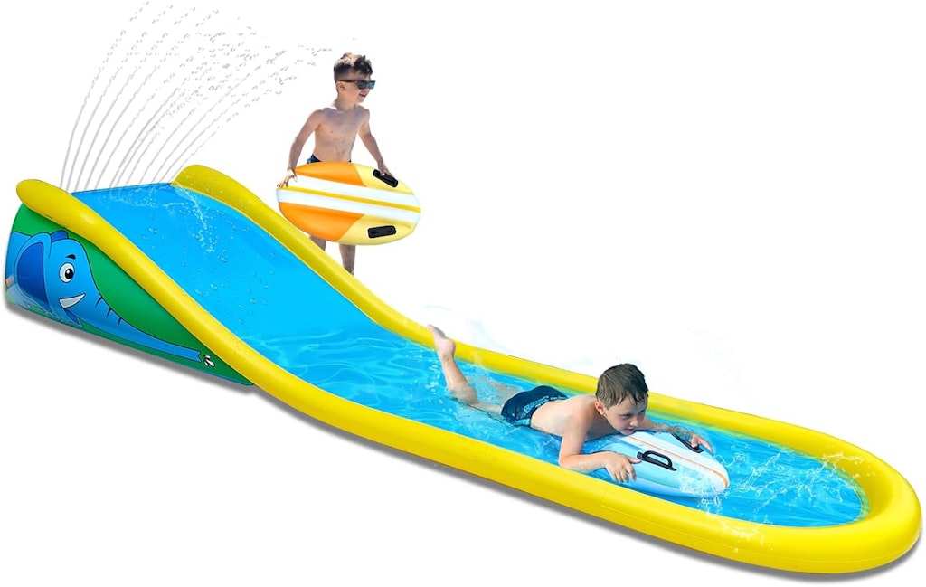 Weeinjoy Inflatable 18-Foot Water Slide: $49.99 Weeinjoy Inflatable 18-Foot Water Slide: $49.99